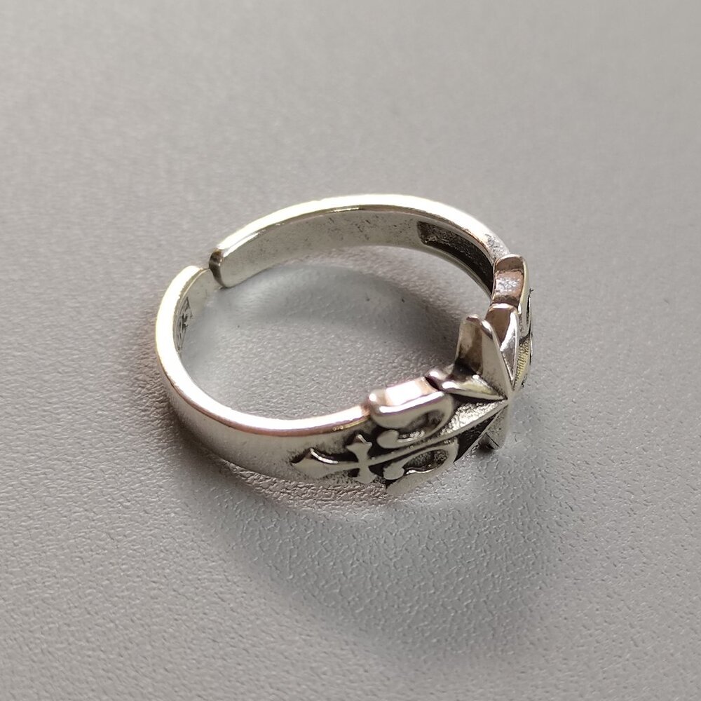 Second-hand women's classic fashion silver ring - Picture 2 of 6